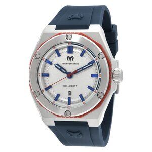 FX04310B NWT Technomarine Fashion Men's Quartz Plastic and Stainless Steel Authe